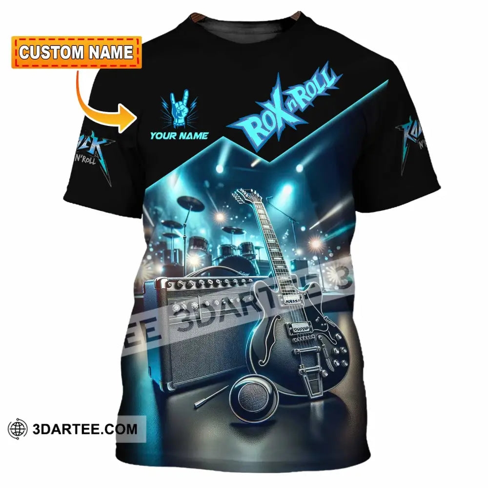 Unisex Shirt - Custom Rox N Roll 3D Shirt T-shirt