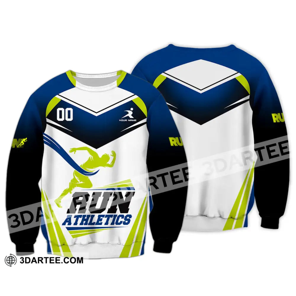 Unisex Shirt - Custom Run Athletics 3D Shirt Long Sleeve / S T-shirt