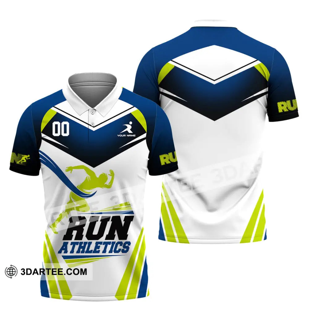 Unisex Shirt - Custom Run Athletics 3D Shirt Polo Shirt / S T-shirt