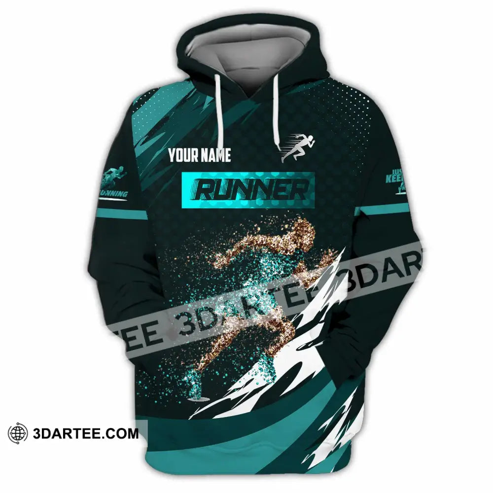 Unisex Shirt - Custom Runner 3D Shirt - Hoodie / S - T-shirt