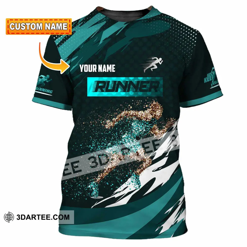 Unisex Shirt - Custom Runner 3D Shirt - T-shirt