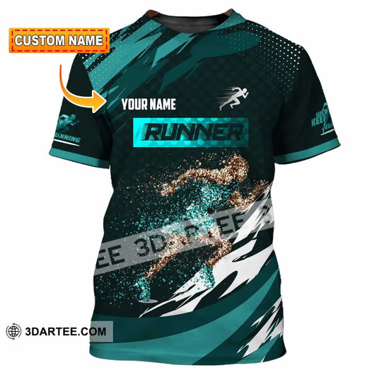 Unisex Shirt - Custom Runner 3D Shirt - T-shirt