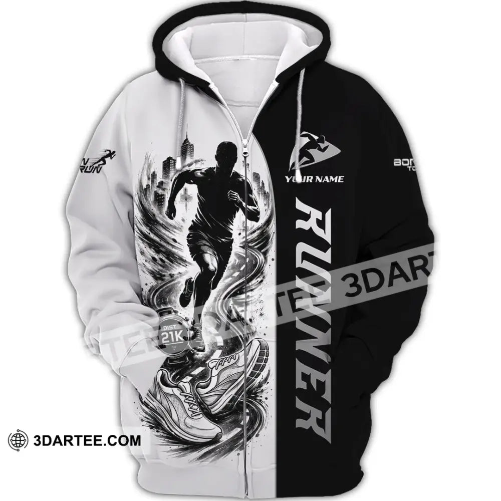 Unisex Shirt - Custom Runner Shirt - Zipper Hoodie / S - T-shirt
