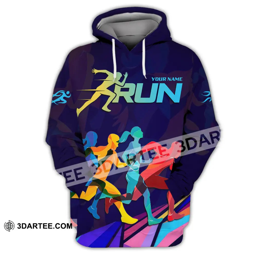 Unisex Shirt - Custom Running 3D Shirt Hoodie / S T-shirt