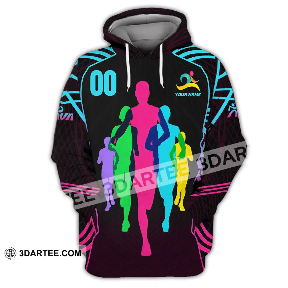 Unisex Shirt - Custom Running 3D Shirt Hoodie / S T-shirt