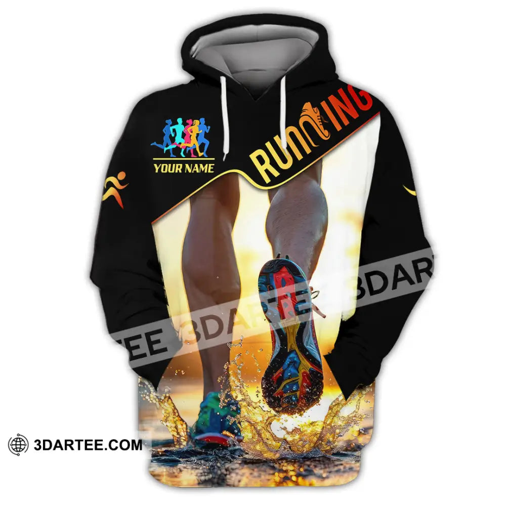 Unisex Shirt - Custom Running 3D Shirt Hoodie / S T-shirt