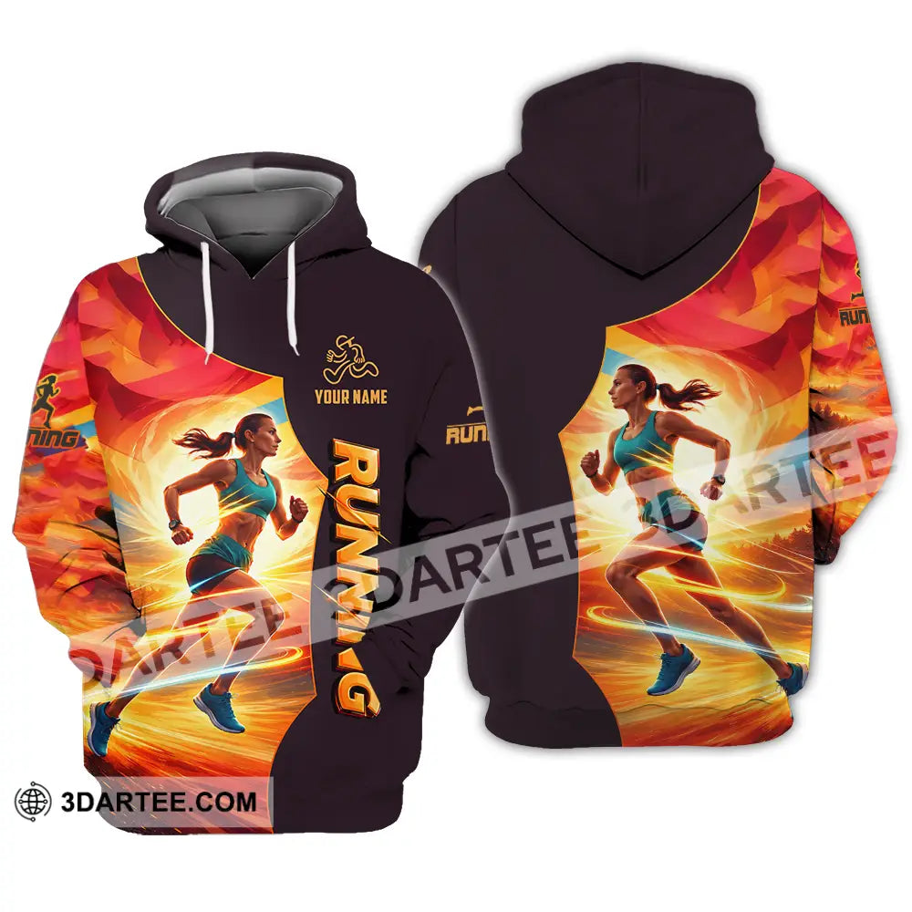 Unisex Shirt - Custom Running 3D Shirt Hoodie / S T-shirt