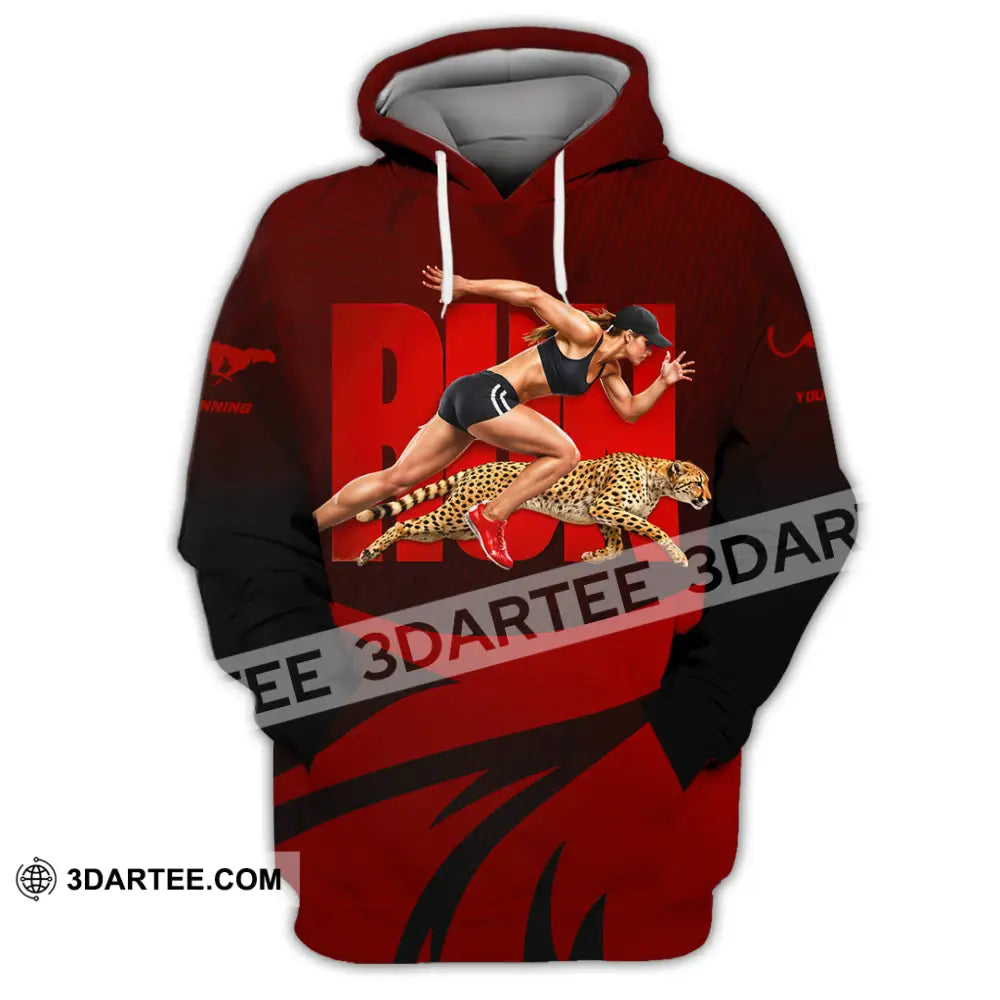 Unisex Shirt - Custom Running 3D Shirt Hoodie / S T-shirt