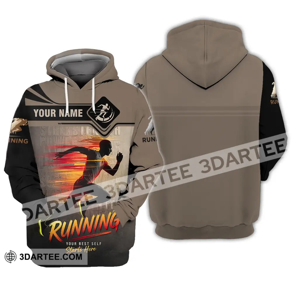Unisex Shirt - Custom Running 3D Shirt - Hoodie / S - T-shirt