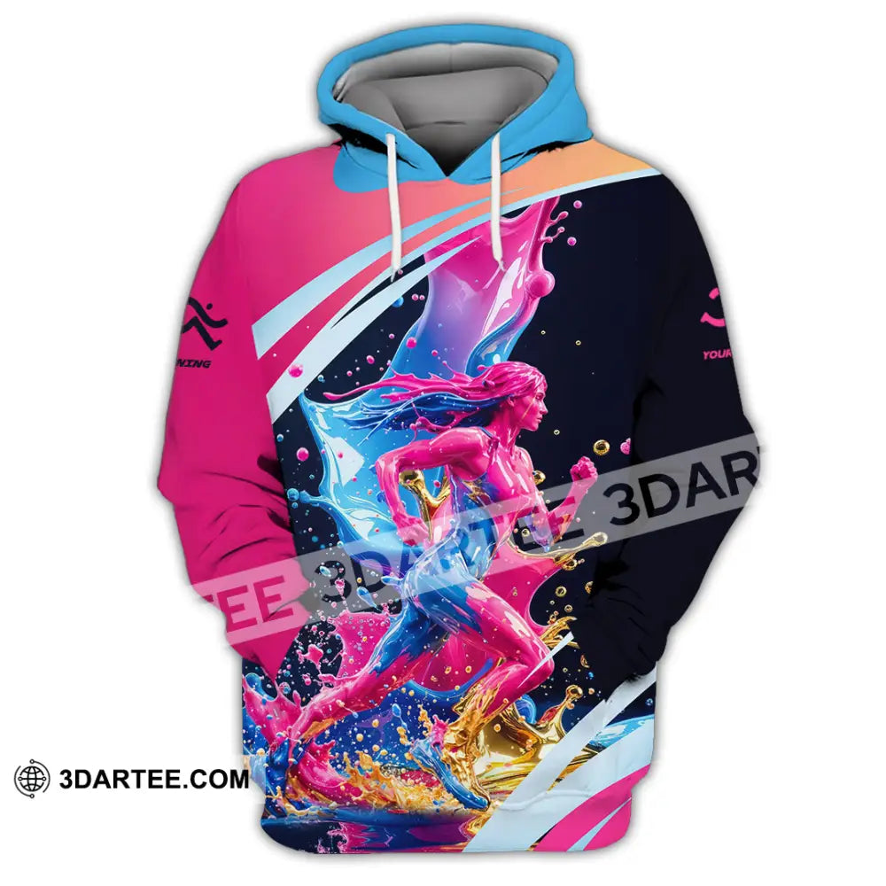 Unisex Shirt - Custom Running 3D Shirt Hoodie / S T-shirt