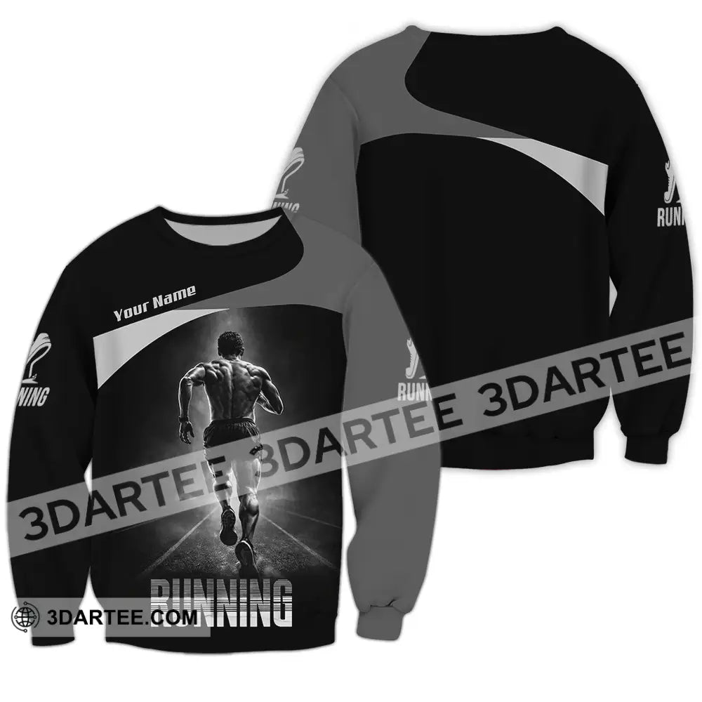 Unisex Shirt - Custom Running 3D Shirt - Long Sleeve / S - T-shirt