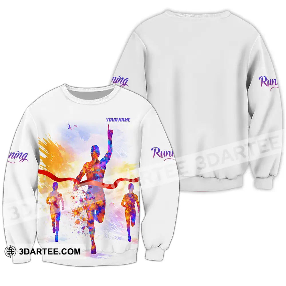 Unisex Shirt - Custom Running 3D Shirt - Long Sleeve / S - T-shirt