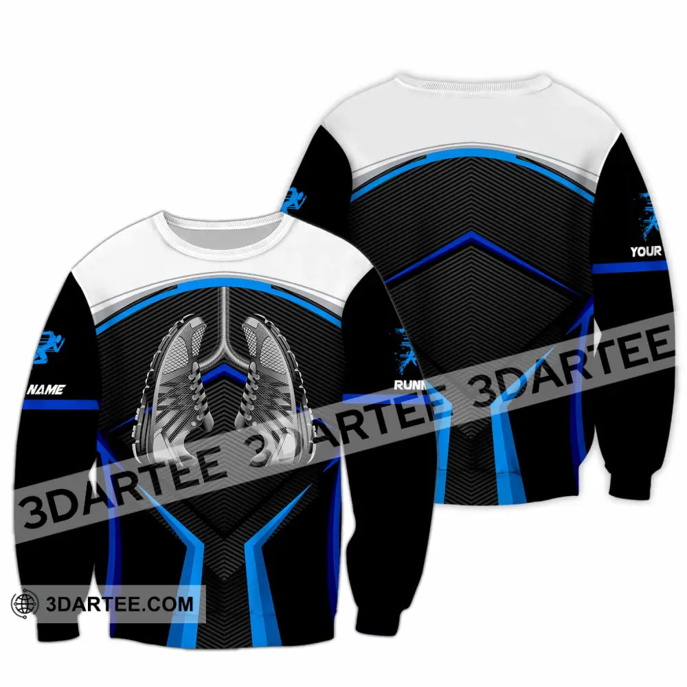 Unisex Shirt - Custom Running 3D Shirt Long Sleeve / S T-shirt