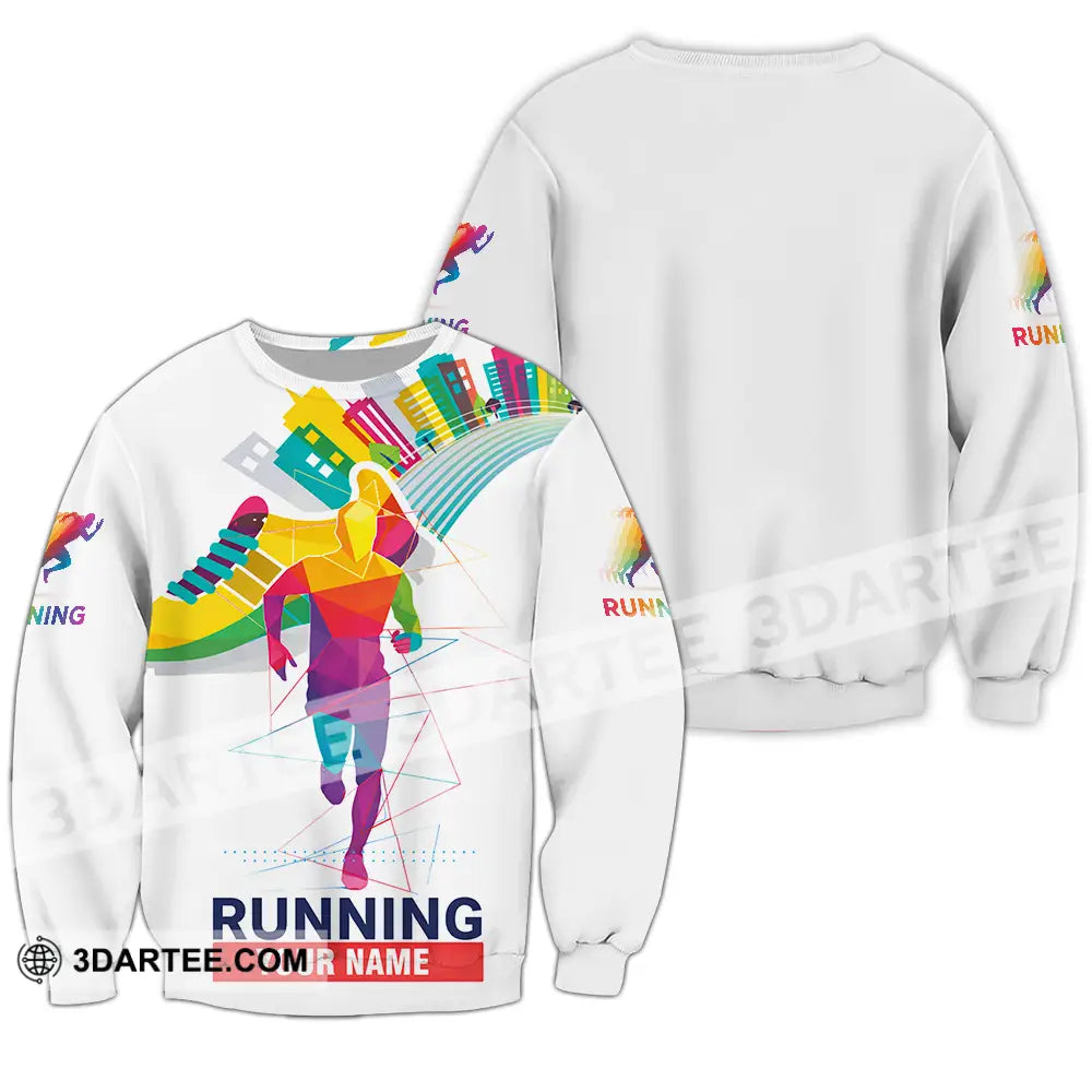 Unisex Shirt - Custom Running 3D Shirt - Long Sleeve / S - T-shirt