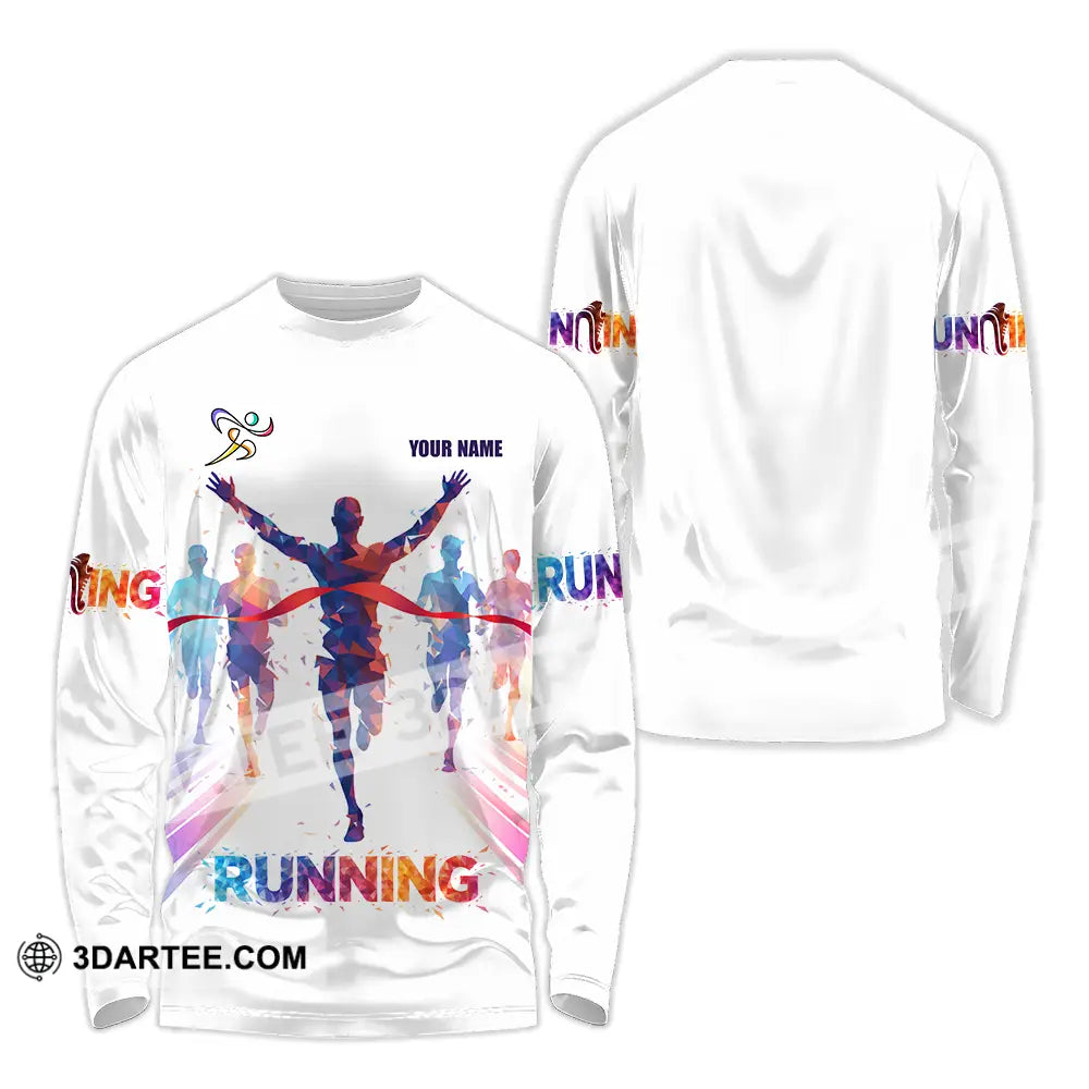 Unisex Shirt - Custom Running 3D Shirt - Long Sleeve Shirt / S - T-shirt