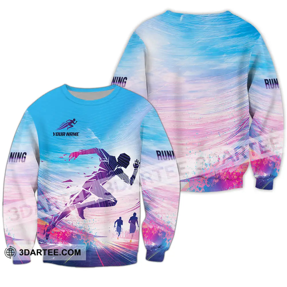 Unisex Shirt - Custom Running 3D Shirt - Long Sleeve / S - T-shirt