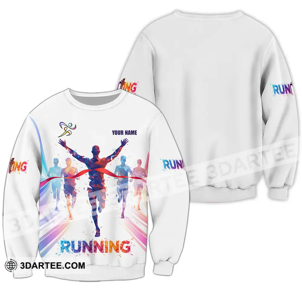 Unisex Shirt - Custom Running 3D Shirt - Long Sleeve / S - T-shirt