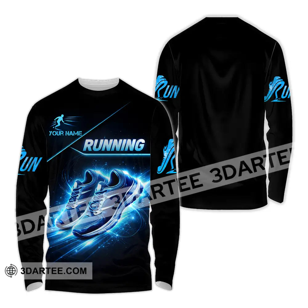 Unisex Shirt - Custom Running 3D Shirt - Long Sleeve Shirt / S - T-shirt