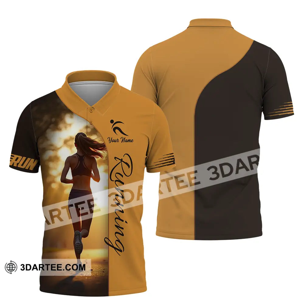 Unisex Shirt - Custom Running 3D Shirt - Polo Shirt / S - T-shirt