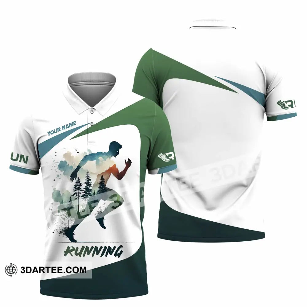 Unisex Shirt - Custom Running 3D Shirt Polo Shirt / S T-shirt