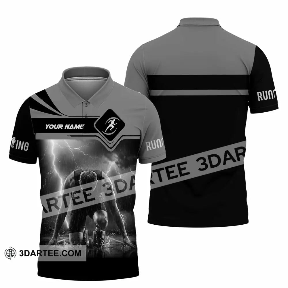 Unisex Shirt - Custom Running 3D Shirt Polo Shirt / S T-shirt