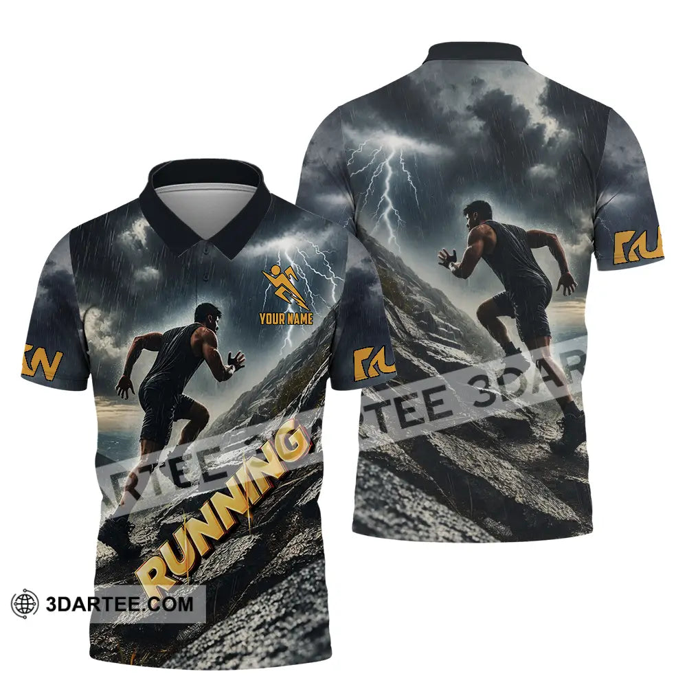 Unisex Shirt - Custom Running 3D Shirt Polo Shirt / S T-shirt