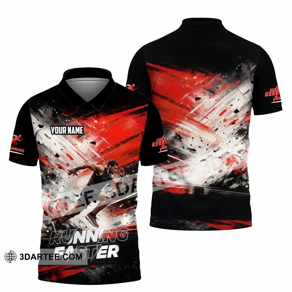 Unisex Shirt - Custom Running 3D Shirt - Polo Shirt / S - T-shirt