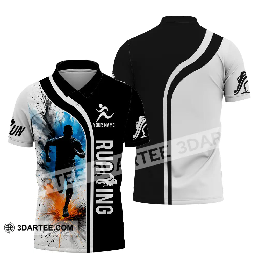 Unisex Shirt - Custom Running 3D Shirt Polo Shirt / S T-shirt