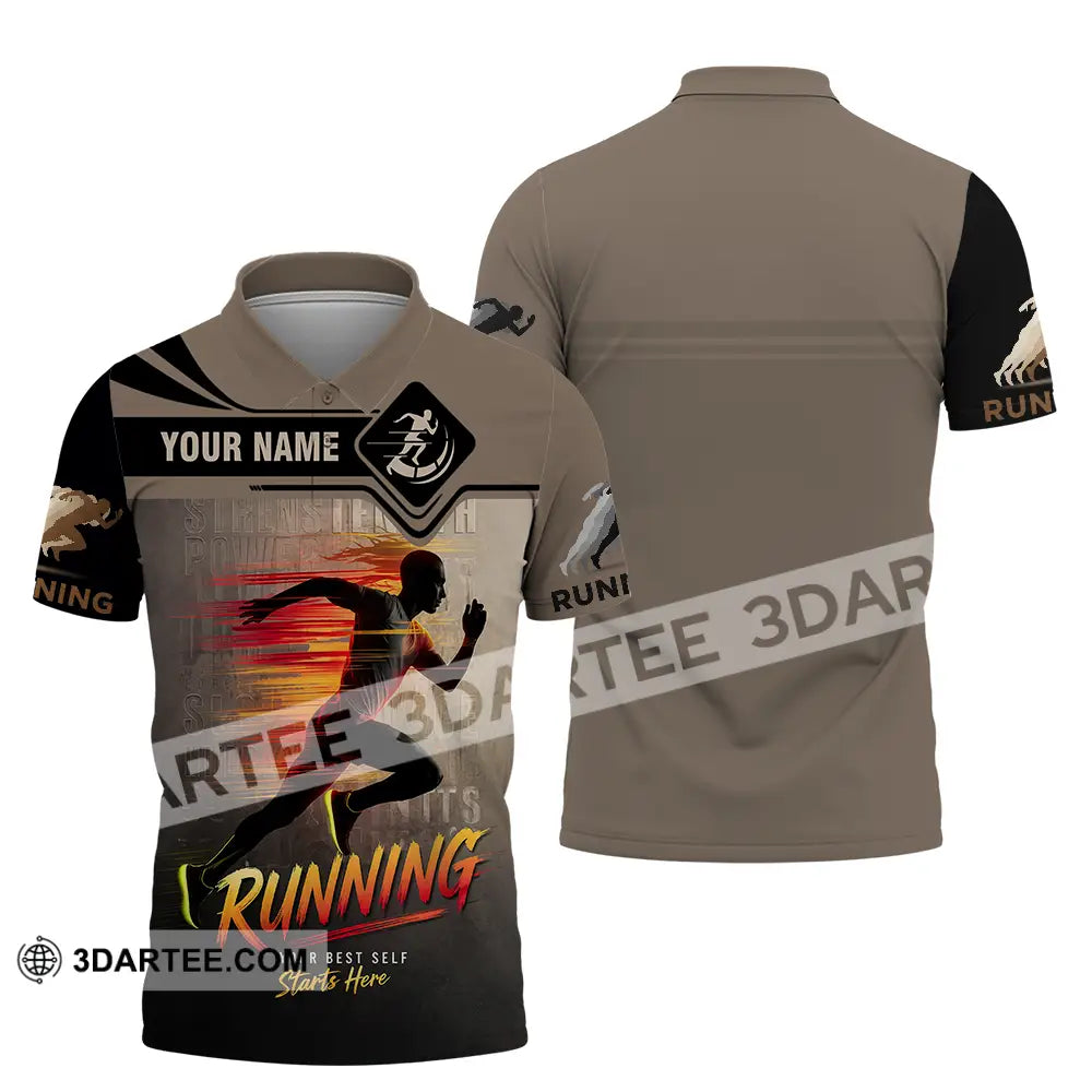Unisex Shirt - Custom Running 3D Shirt - Polo Shirt / S - T-shirt