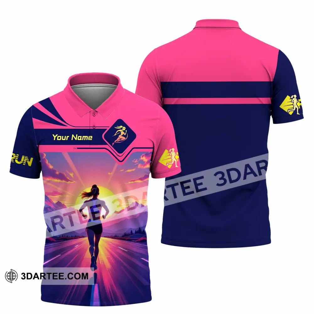 Unisex Shirt - Custom Running 3D Shirt Polo Shirt / S T-shirt