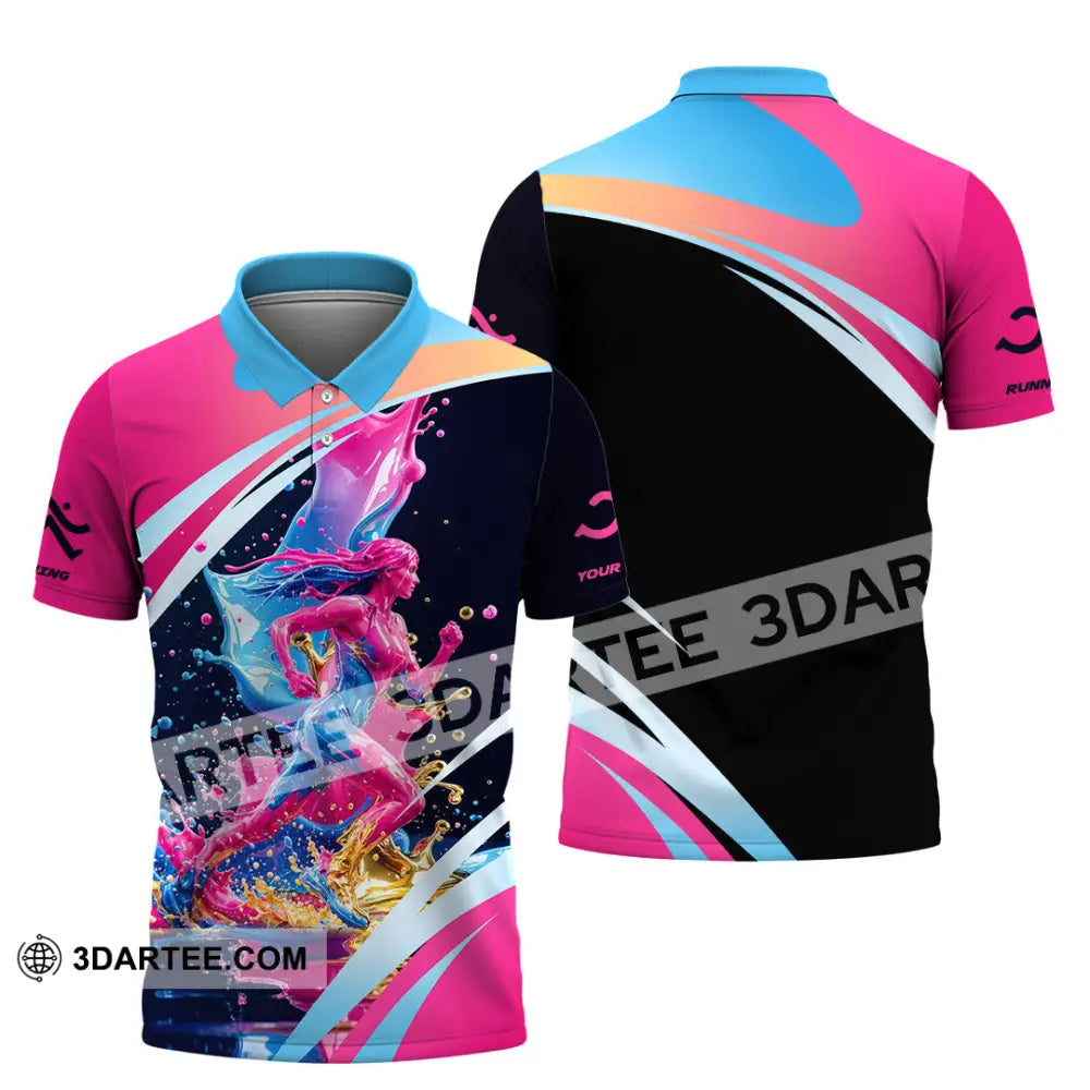 Unisex Shirt - Custom Running 3D Shirt Polo Shirt / S T-shirt