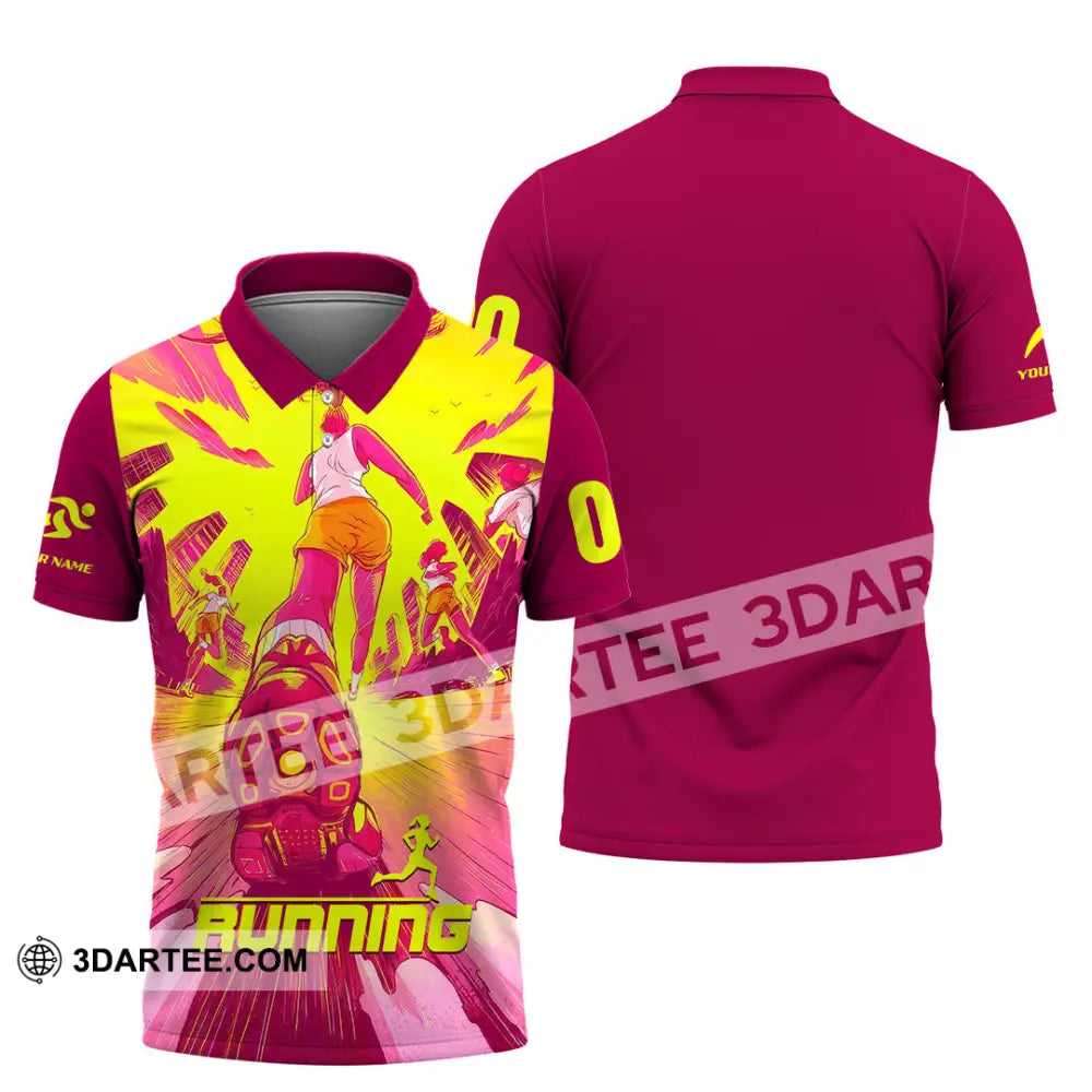 Unisex Shirt - Custom Running 3D Shirt - Polo Shirt / S - T-shirt