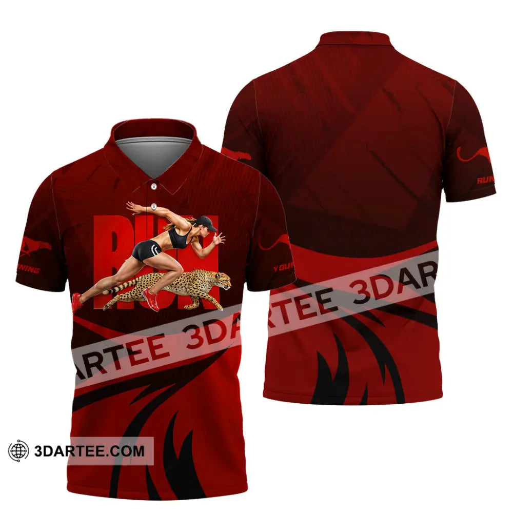 Unisex Shirt - Custom Running 3D Shirt Polo Shirt / S T-shirt