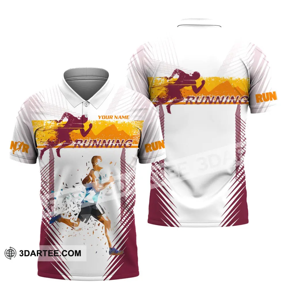 Unisex Shirt - Custom Running 3D Shirt Polo Shirt / S T-shirt