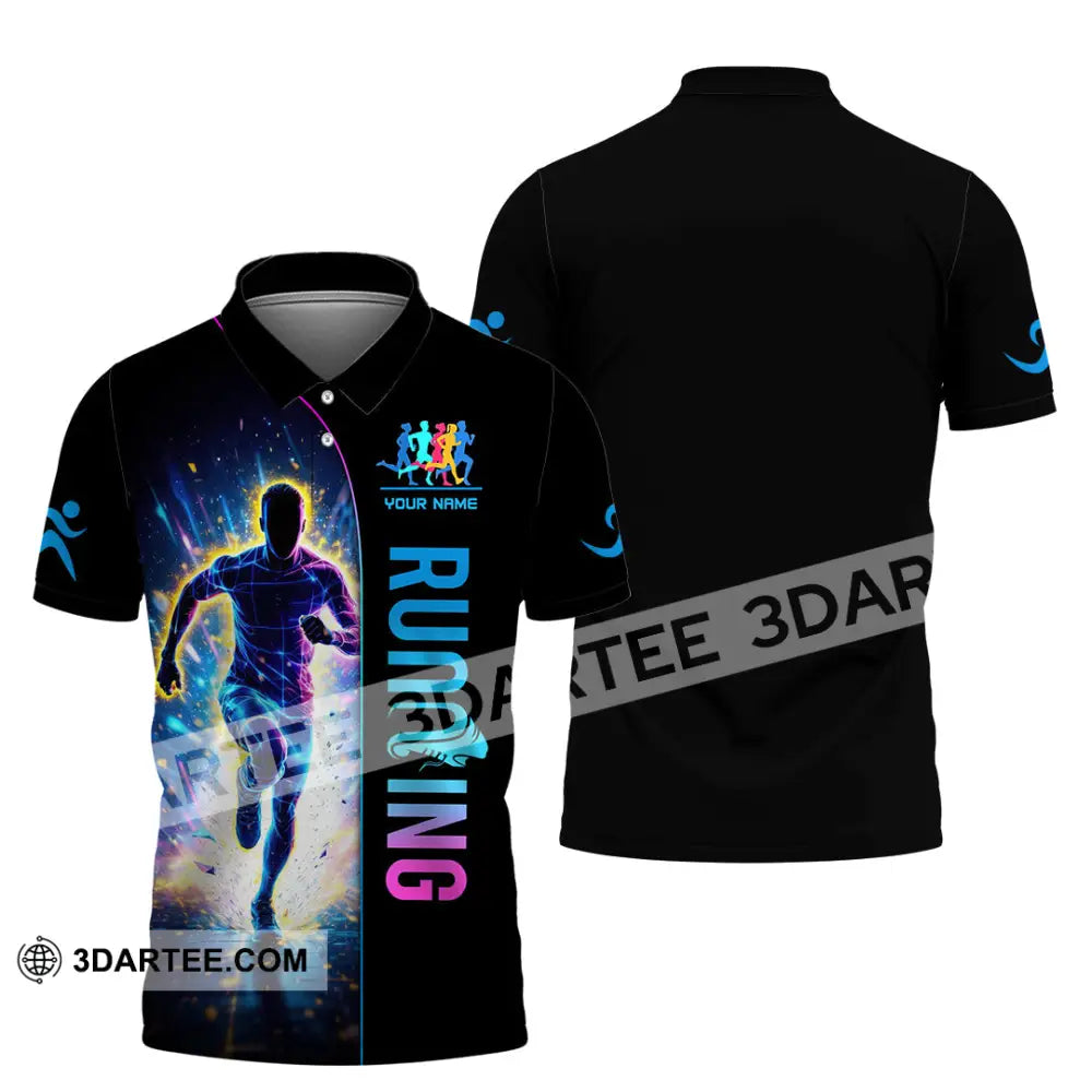 Unisex Shirt - Custom Running 3D Shirt Polo Shirt / S T-shirt