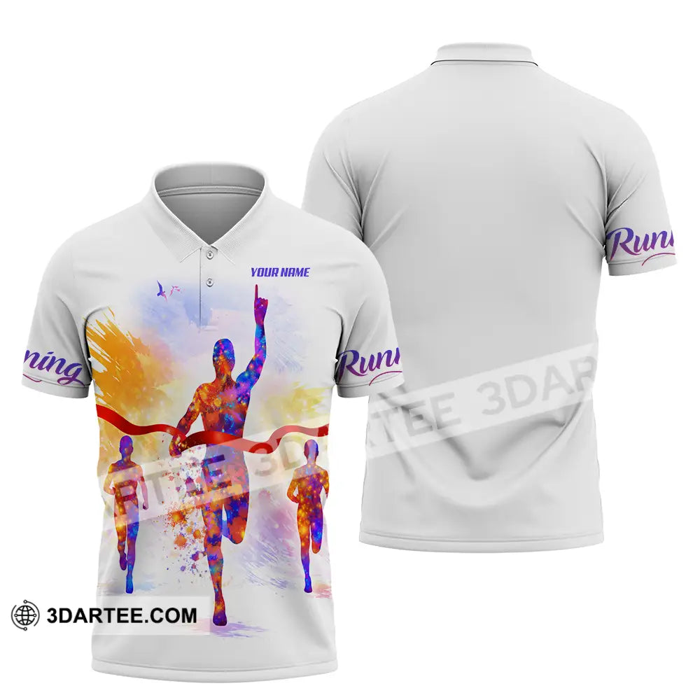 Unisex Shirt - Custom Running 3D Shirt - Polo Shirt / S - T-shirt