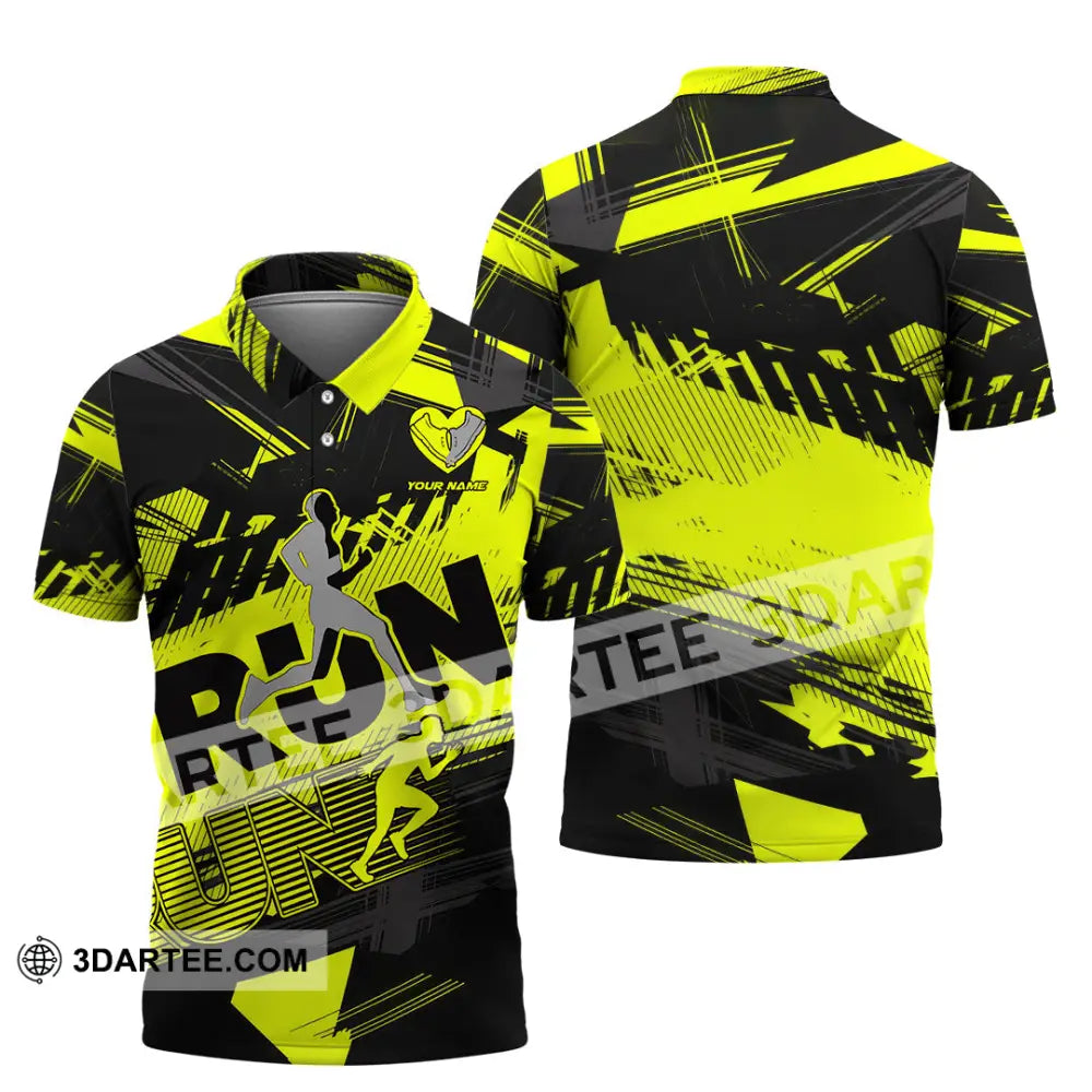 Unisex Shirt - Custom Running 3D Shirt Polo Shirt / S T-shirt