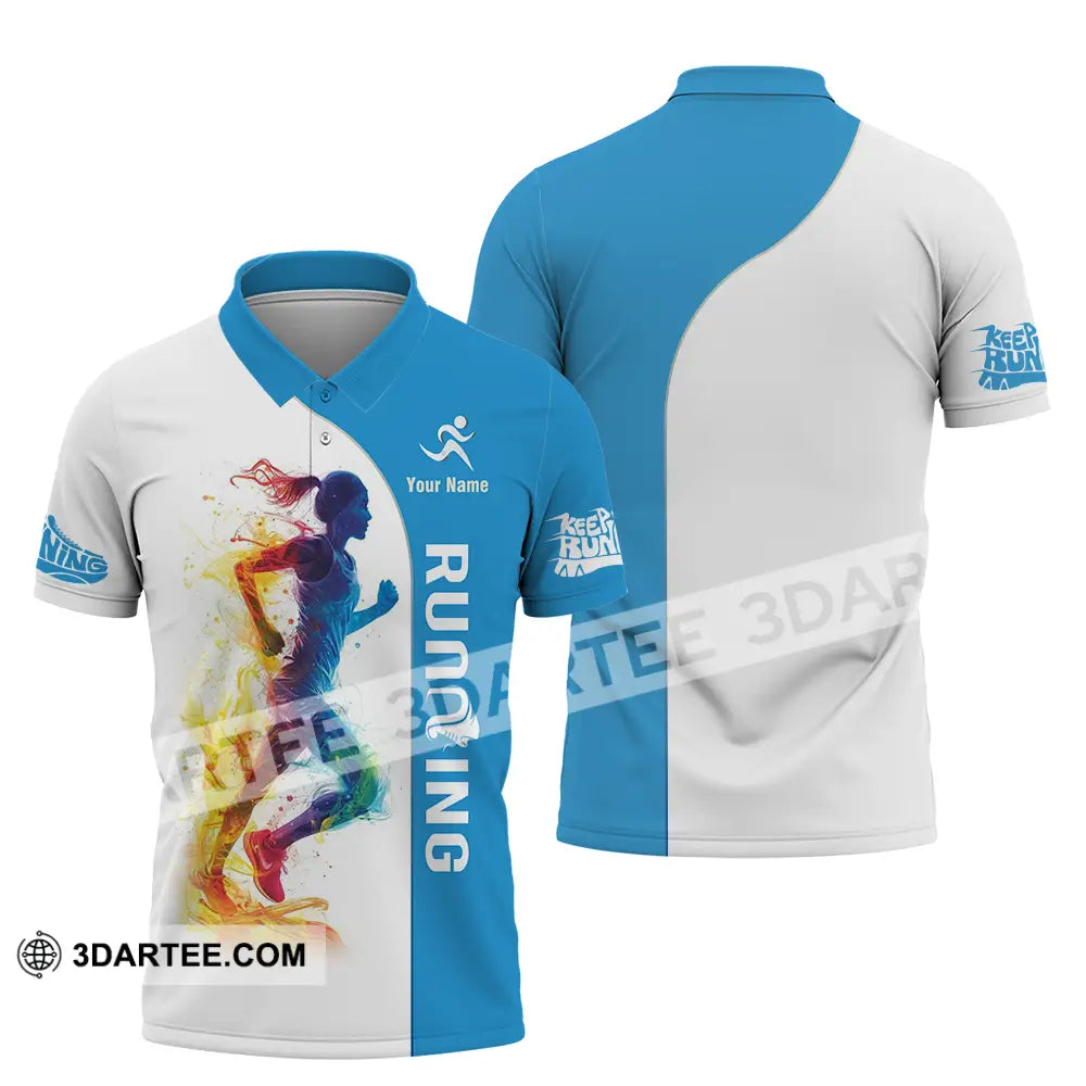 Unisex Shirt - Custom Running 3D Shirt Polo Shirt / S T-shirt