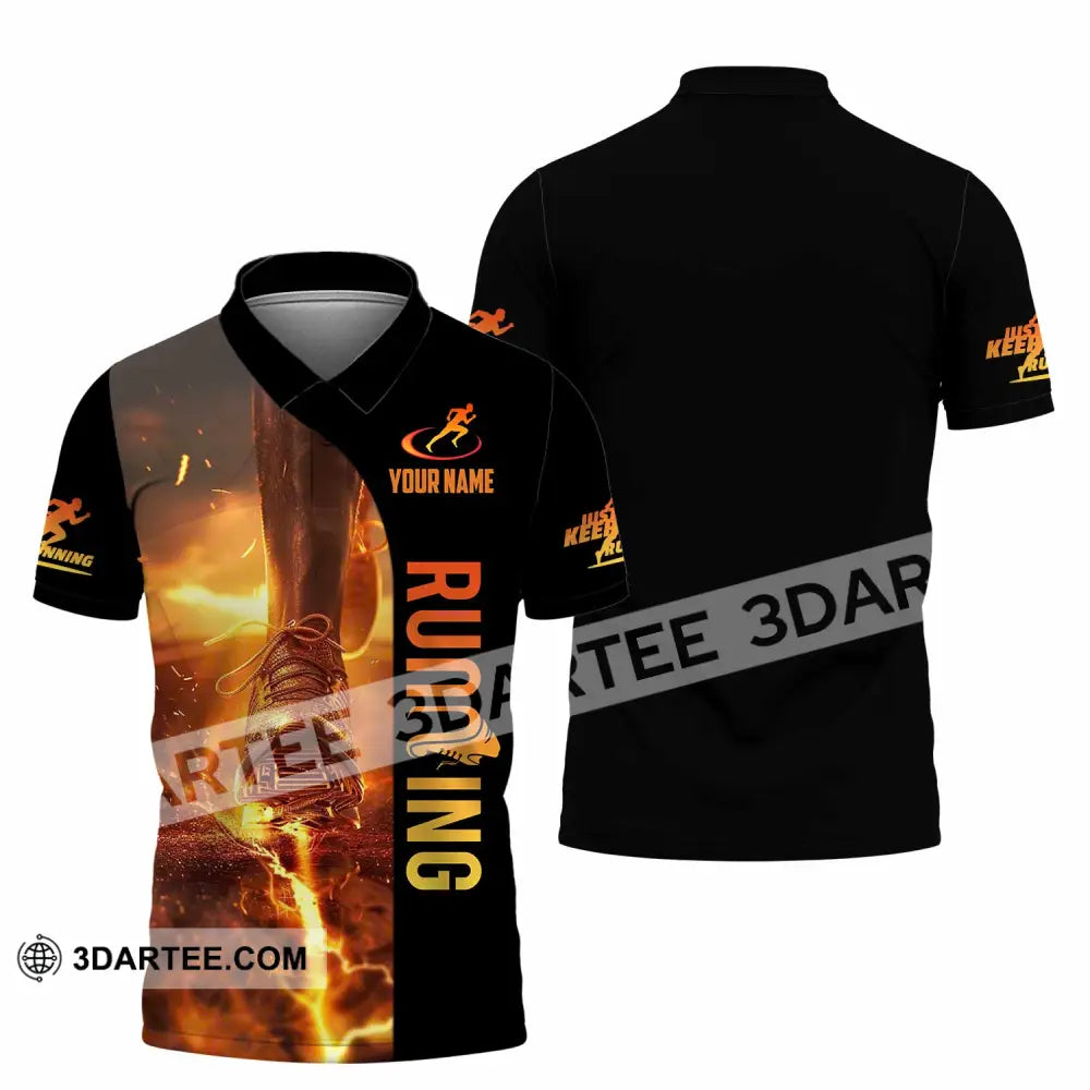 Unisex Shirt - Custom Running 3D Shirt - Polo Shirt / S - T-shirt