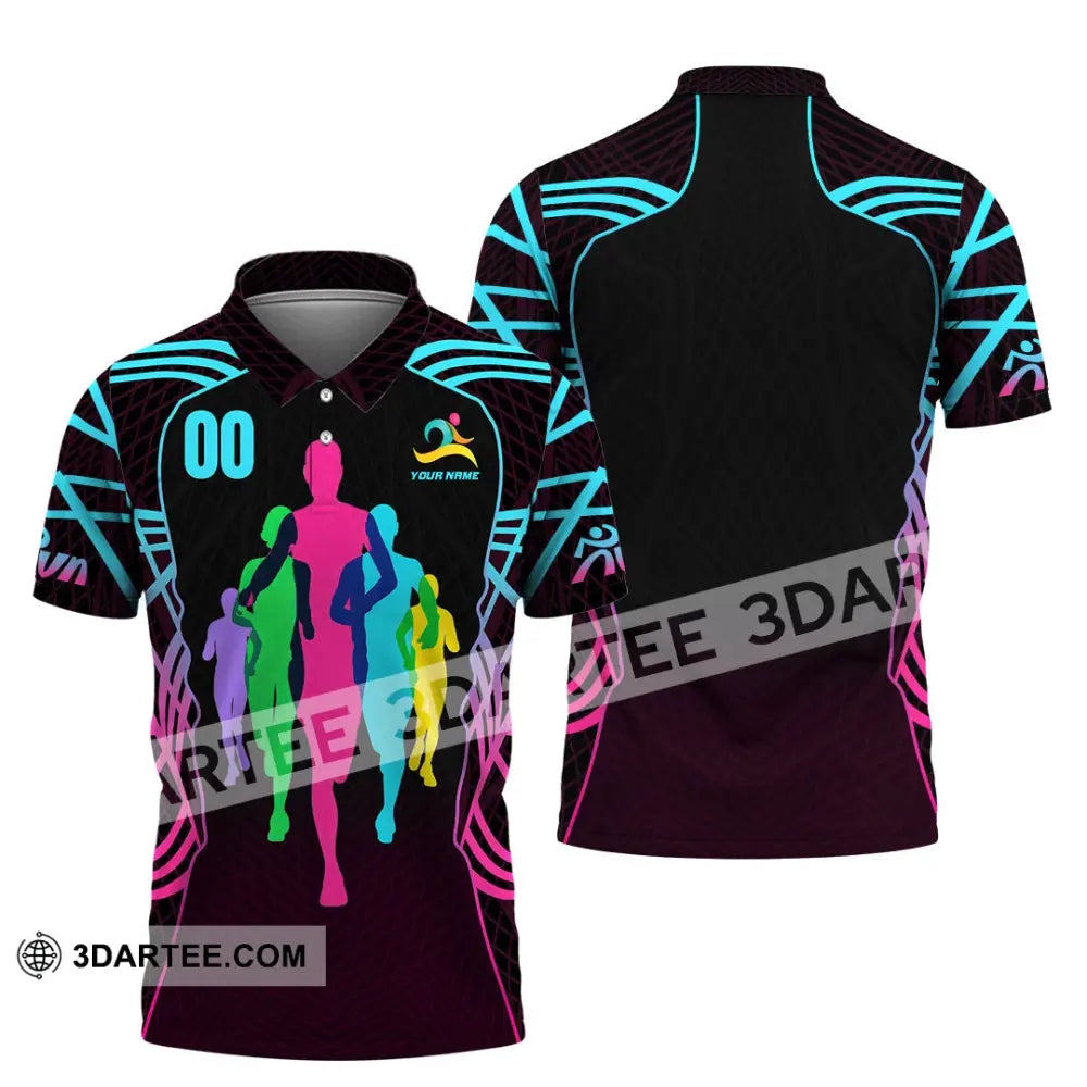 Unisex Shirt - Custom Running 3D Shirt Polo Shirt / S T-shirt
