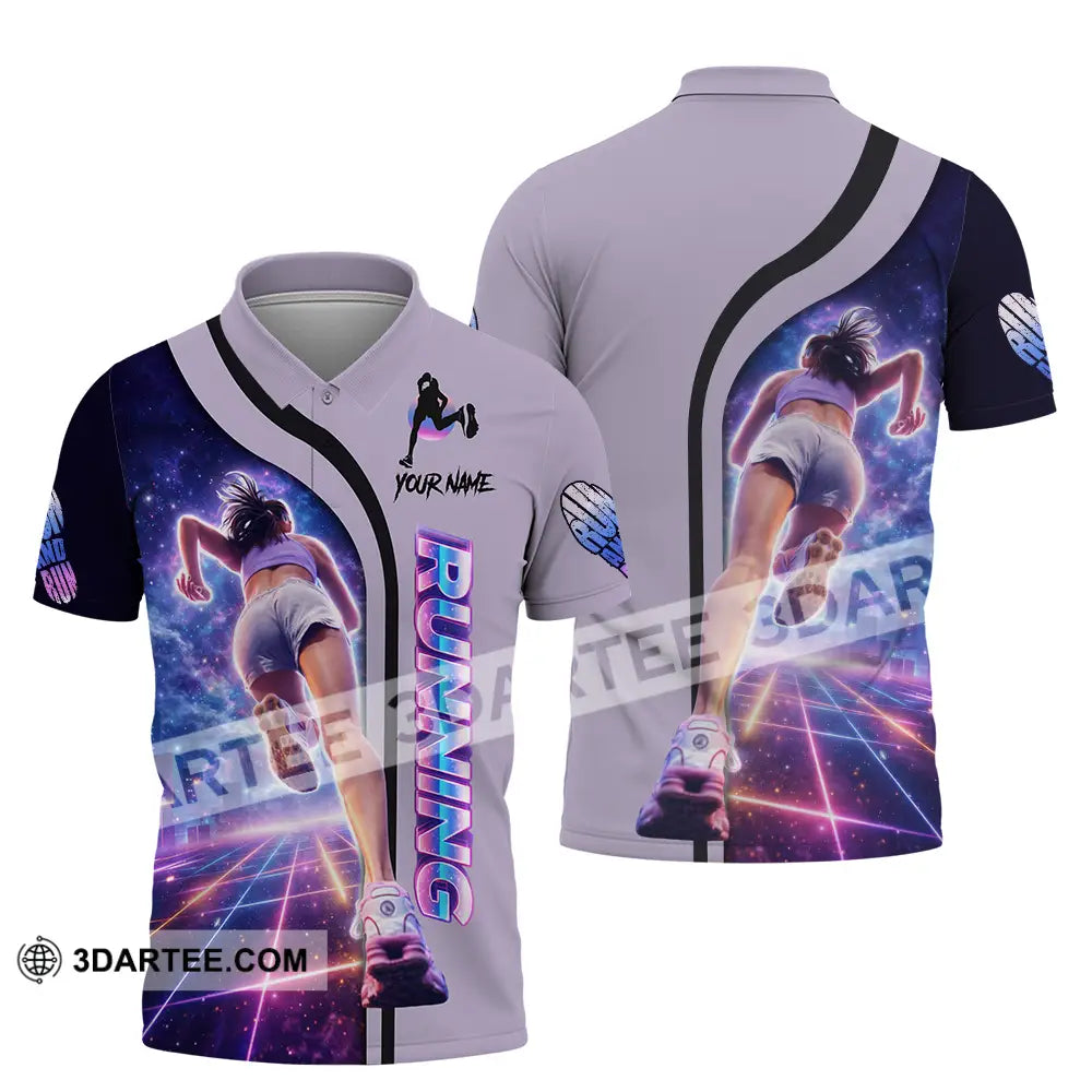 Unisex Shirt - Custom Running 3D Shirt Polo Shirt / S T-shirt