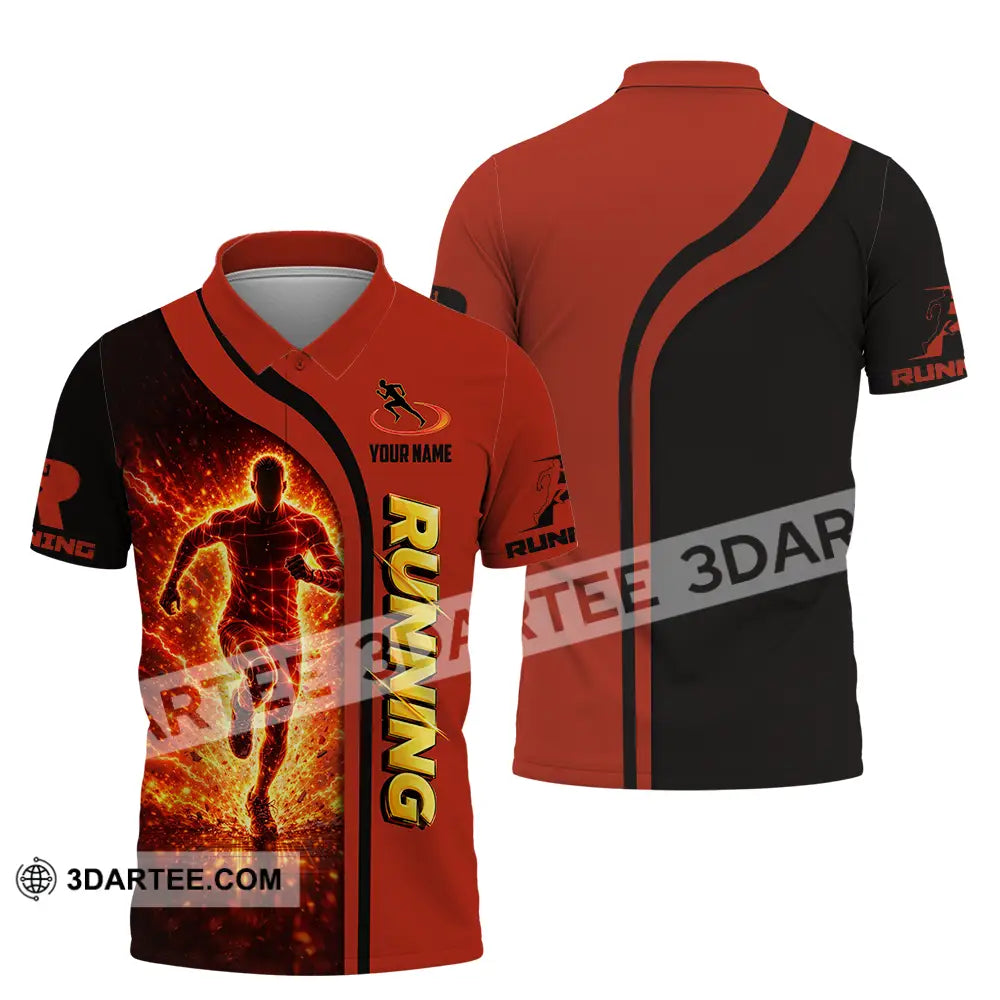 Unisex Shirt - Custom Running 3D Shirt Polo Shirt / S T-shirt