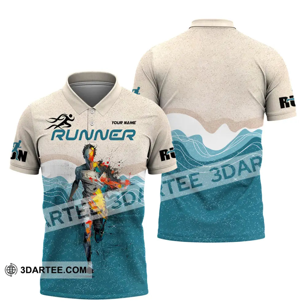 Unisex Shirt - Custom Running 3D Shirt - Polo Shirt / S - T-shirt