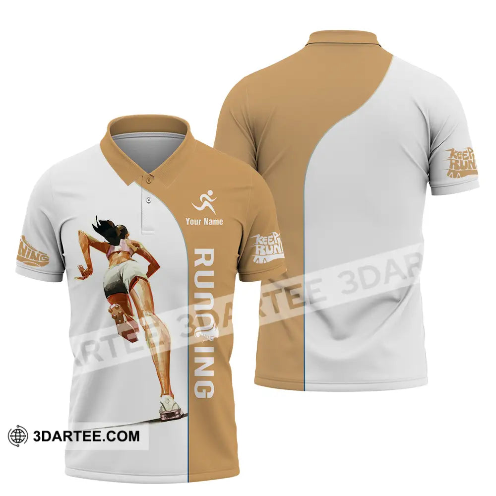 Unisex Shirt - Custom Running 3D Shirt Polo Shirt / S T-shirt
