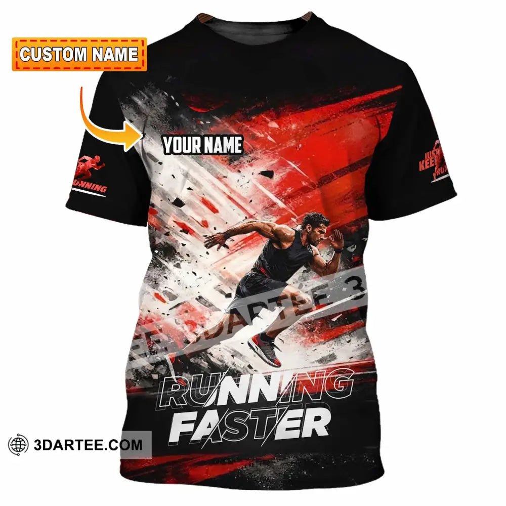 Unisex Shirt - Custom Running 3D Shirt - T-shirt