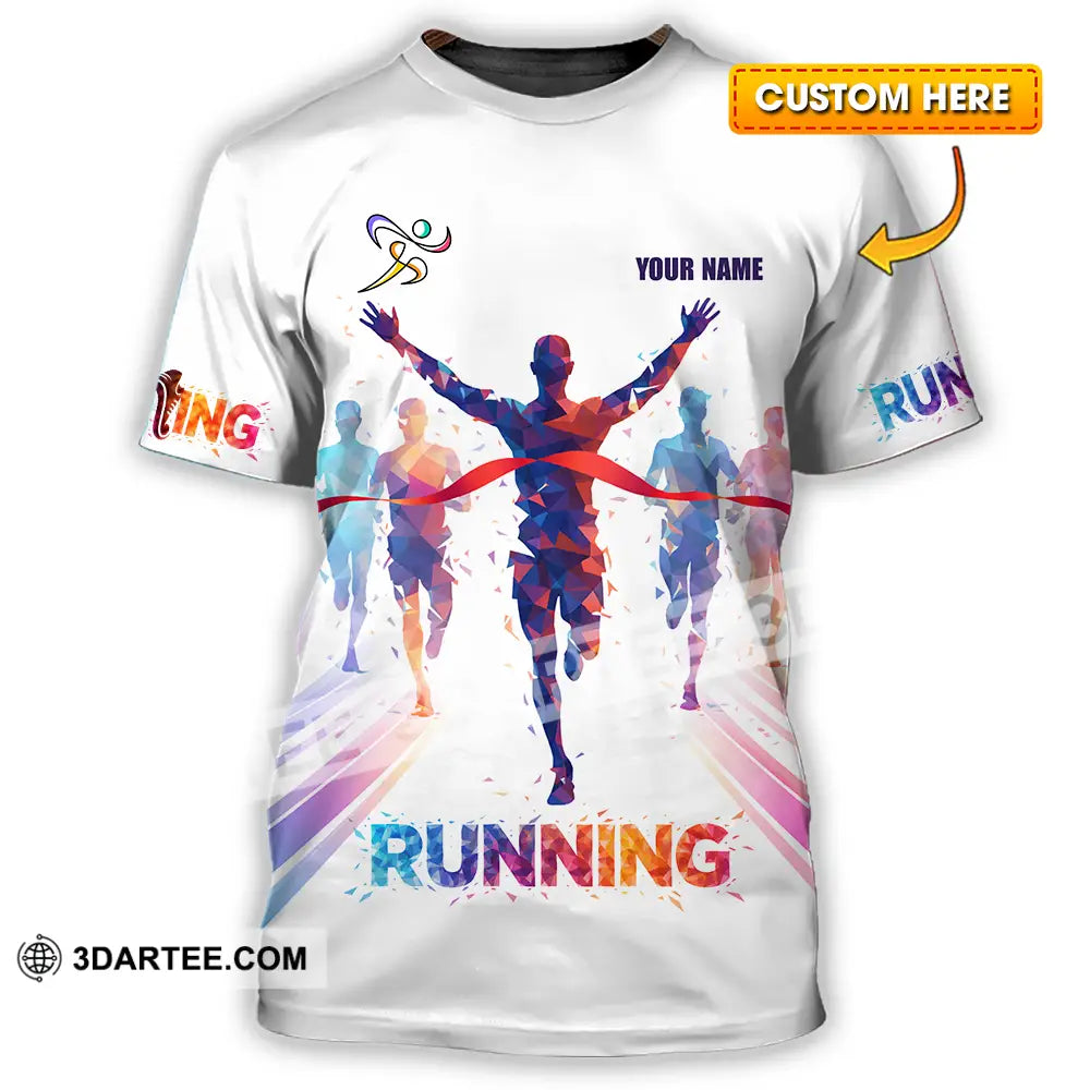 Unisex Shirt - Custom Running 3D Shirt - T-shirt
