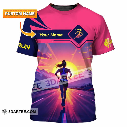 Unisex Shirt - Custom Running 3D Shirt T-shirt