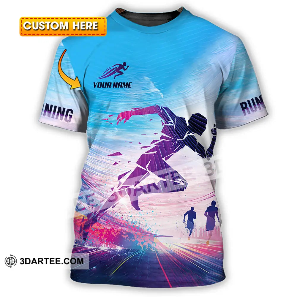 Unisex Shirt - Custom Running 3D Shirt - T-shirt