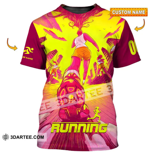 Unisex Shirt - Custom Running 3D Shirt - T-shirt