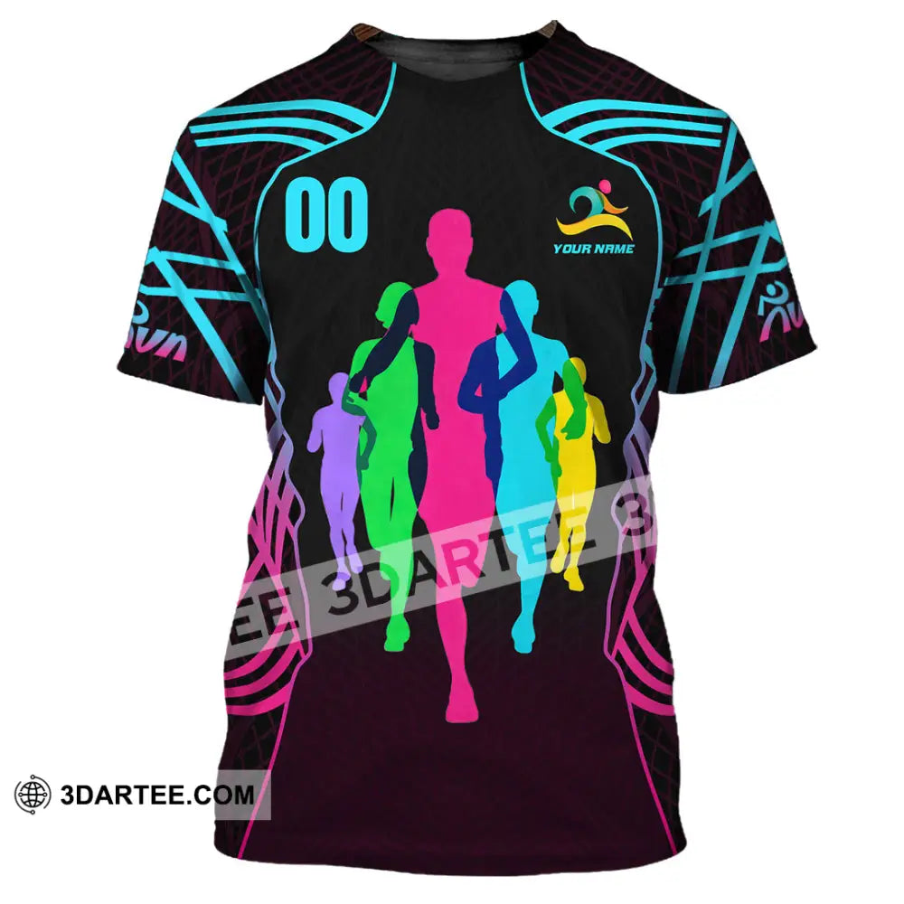 Unisex Shirt - Custom Running 3D Shirt T-Shirt / S T-shirt